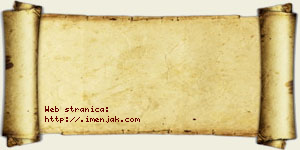 Natalija Nikolendžić vizit kartica